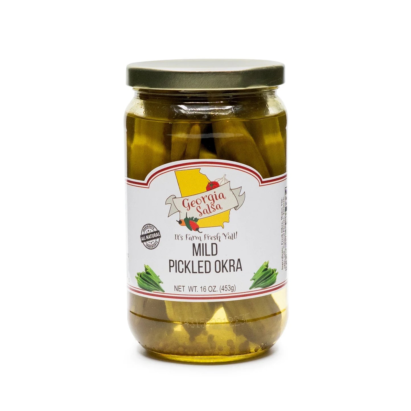 Mild Pickled Okra