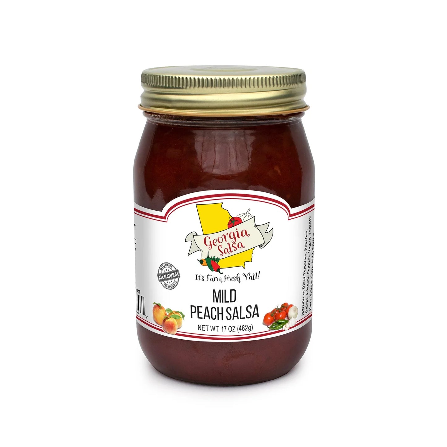 Mild Peach Salsa