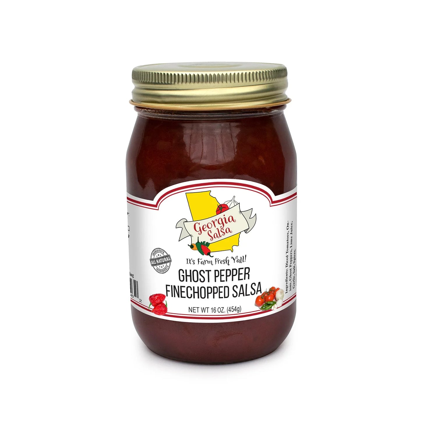 Ghost Pepper Fine Chopped Salsa