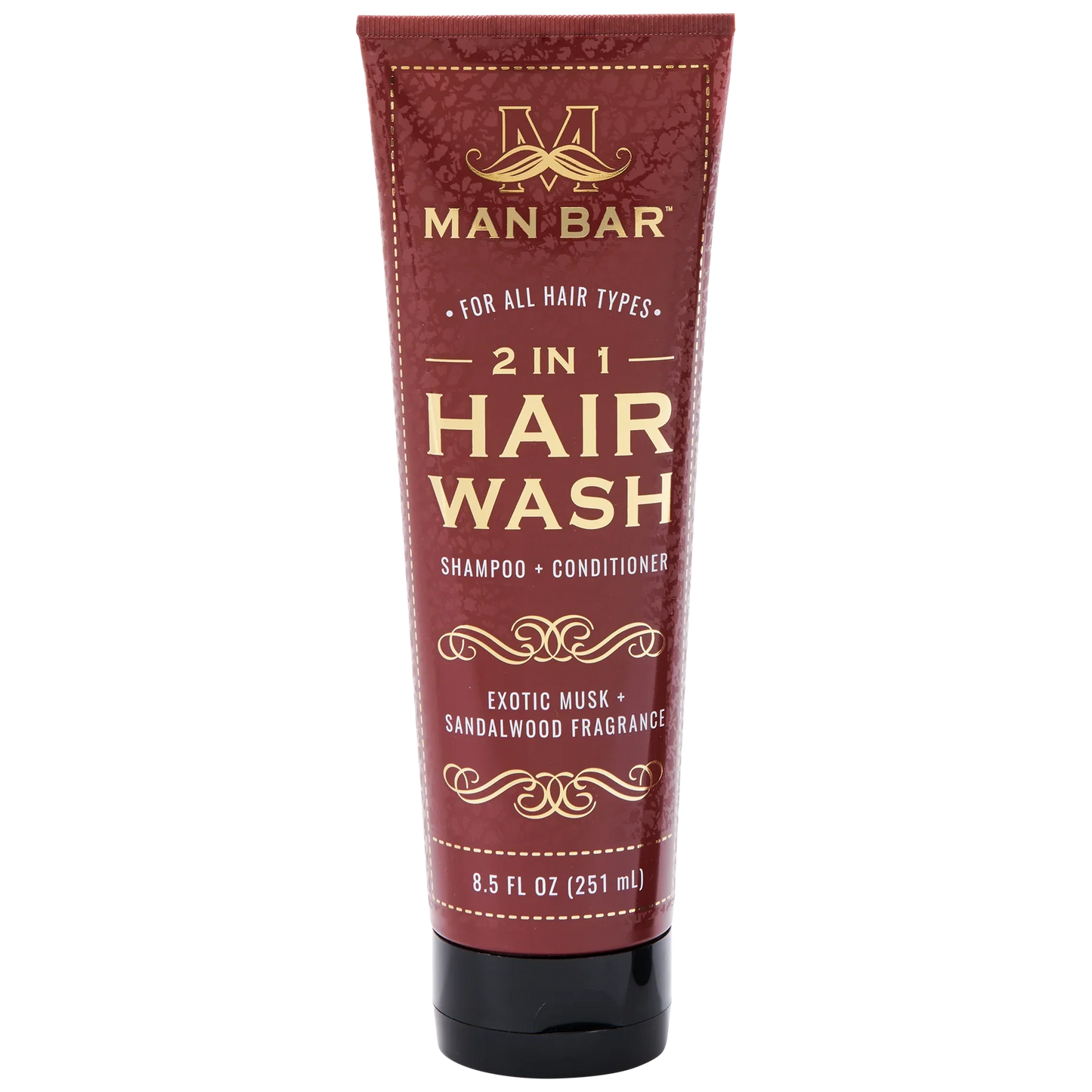 MAN BAR® 2-in-1 Hair Wash - Exotic Musk & Sandalwood