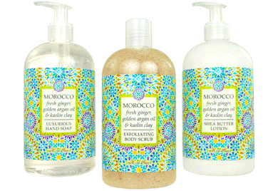 MOROCCO—fresh ginger, golden argan oil & kaolin clay