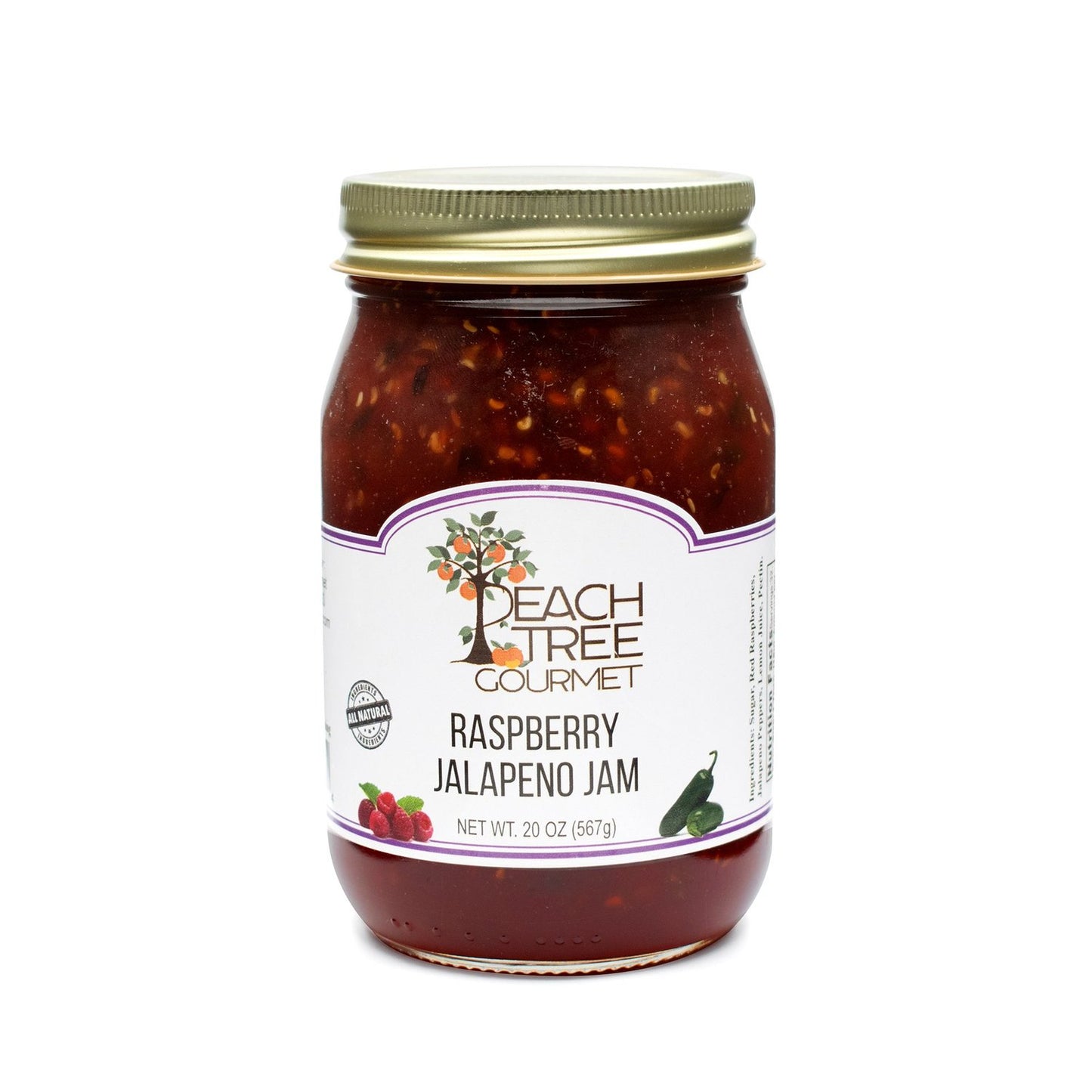 Raspberry-Jalapeno Jam by Peach Tree Gourmet