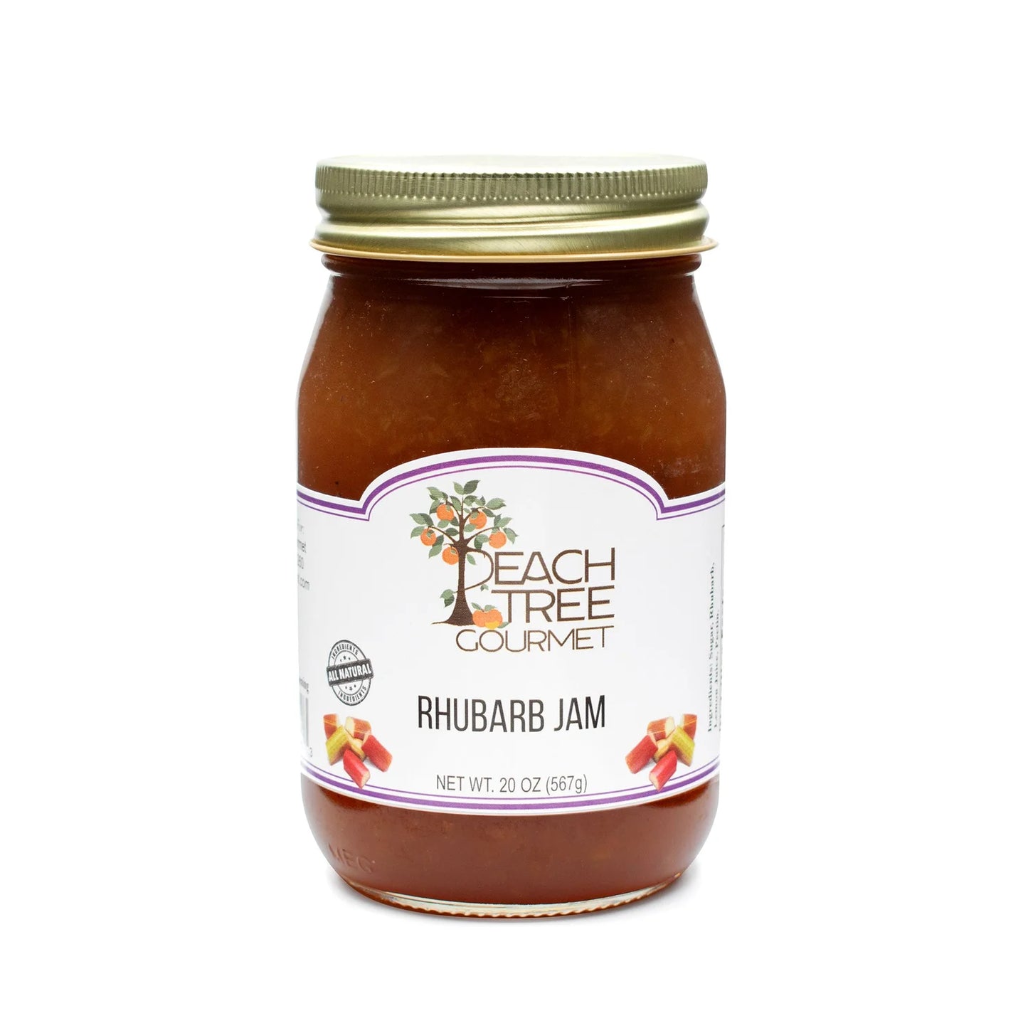 Rhubarb Jam by Peach Tree Gourmet